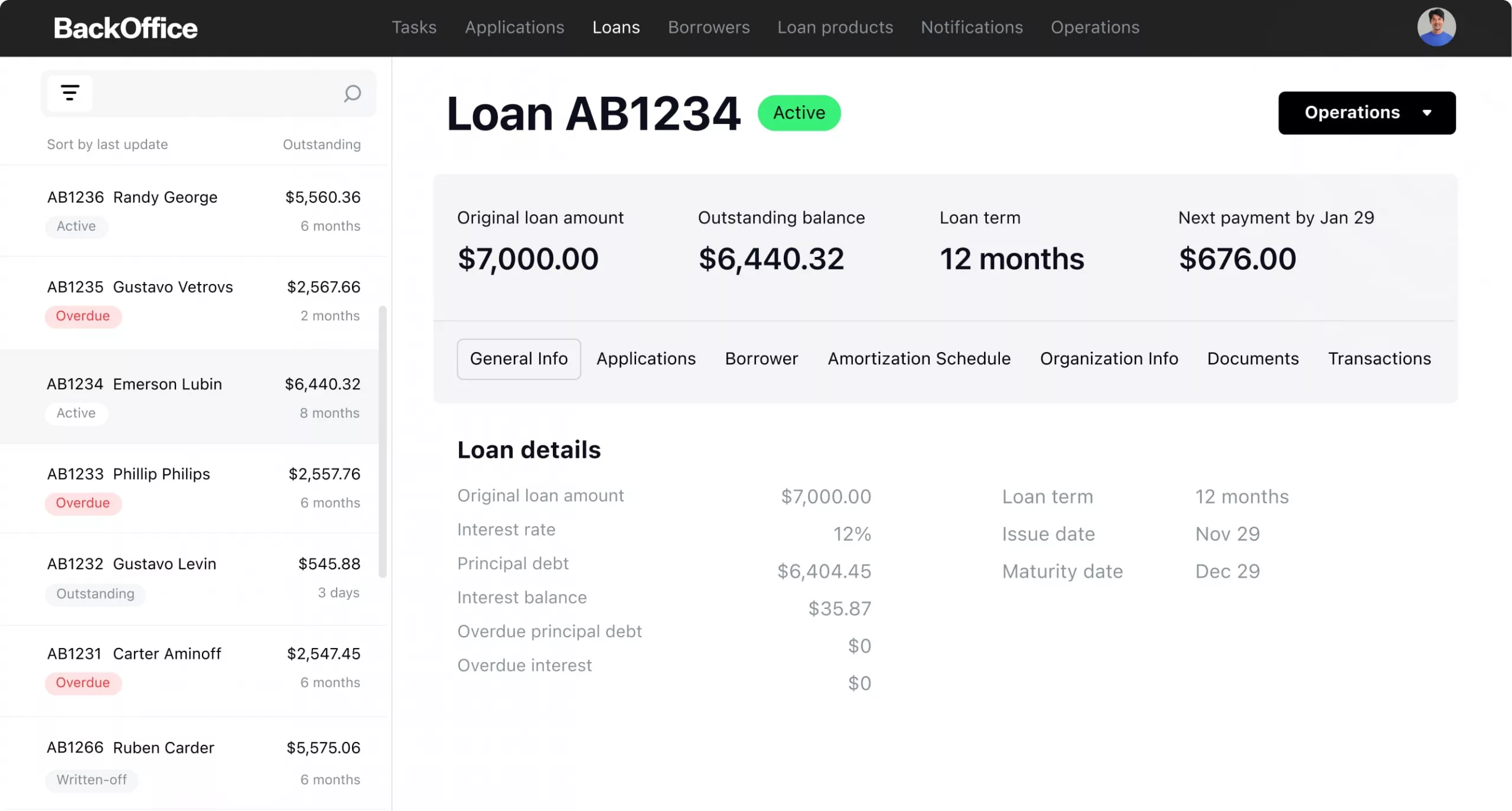 Automated Lending Platform