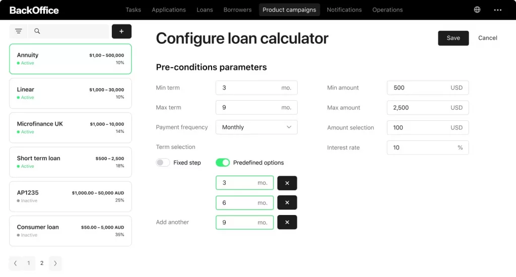 HES LoanBox Loan Calculator